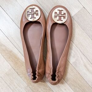 Tory Burch Brown Ballet Flats